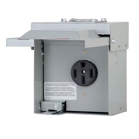 50 amp electric box|50 amp power outlet box.